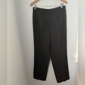 Black Straight Leg Formal‎ Pants